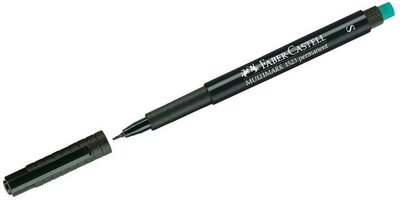 Alkoholos marker, OHP, 0,4 mm, FABER-CASTELL "Multimark 1523", fekete