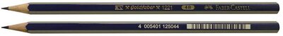 Grafitceruza, 4B, hatszögletű, FABER-CASTELL "Goldfaber"