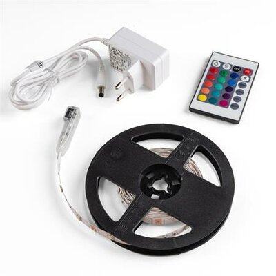 LED szalag, 3m, 90 LED, 7,2W, 990lm, RGB, AVIDE