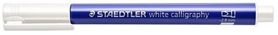 Kalligrafikus marker, STAEDTLER "8325", fehér