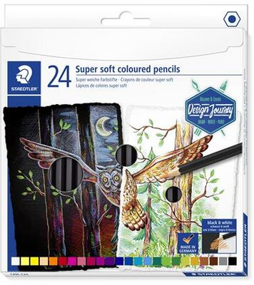 Színes ceruza készlet, hatszögletű, STAEDTLER "149 C", 24 különböző szín, (24 db)