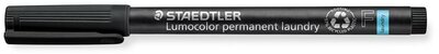 Textil jelölő alkoholos marker, 0,6 mm, kúpos, STAEDTLER "Lumocolor® laundry 319 LM", fekete