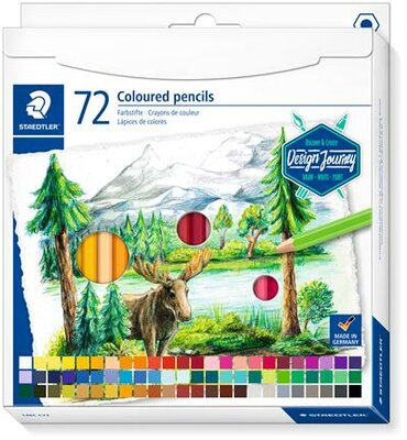 Színes ceruza készlet, hatszögletű, STAEDTLER "146 C", 72 különböző szín, (72 db)