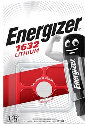 Gombelem, lítium, CR1632, 1 db, ENERGIZER