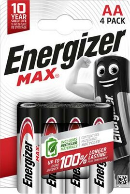 Elem, AA ceruza, 4 db, ENERGIZER "Max", (4 db)