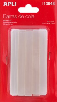 Ragasztó stick, APLI, 11 mm x 10 cm, (10 db)
