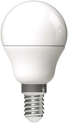 LED izzó, E14, kisgömb, G45, 4,5W, 470lm, 3000K, AVIDE