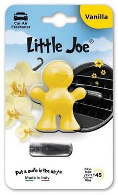 Autóillatosító, szellőzőrácsra, LITTLE JOE "Vanilla", sárga