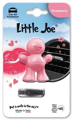 Autóillatosító, szellőzőrácsra, LITTLE JOE "Strawberry", s.rózsaszín