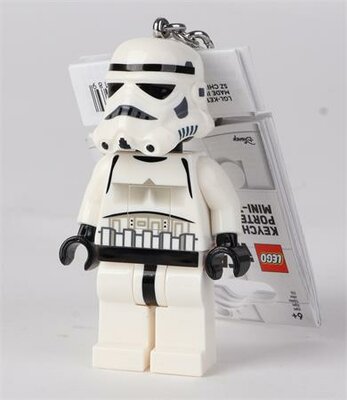 Kulcstartó, LED világítással, LEGO "Star Wars Stormtrooper"