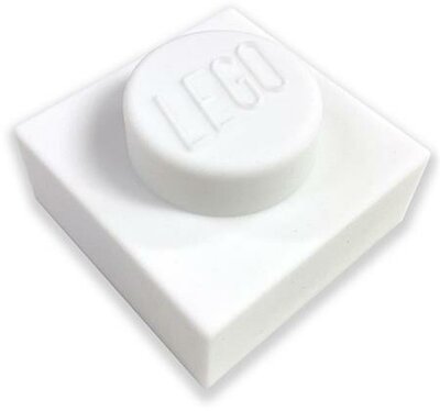 Éjszakai fény, LEGO "Iconic 1x1 plate", fehér