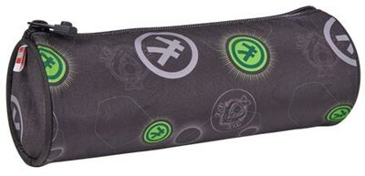 Tolltartó, henger alakú, cipzáras, LEGO "Ninjago Master of Energy", fekete-mintás