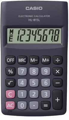 Casio HL 815L BK fekete zsebszámológép