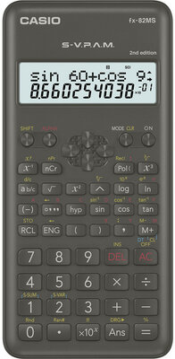 Casio FX 82MS 2E fekete tudományos számológép