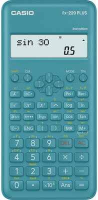 Casio FX 220 Plus 2E kék tudományos számológép