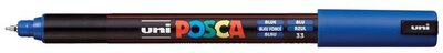 Dekormarker, 0,7 mm, UNI "Posca PC-1MR", kék