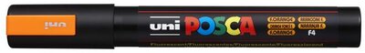 Dekormarker, 1,8-2,5 mm, UNI "Posca PC-5M", fluor narancs