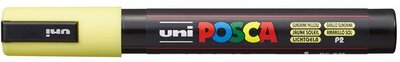 Dekormarker, 1,8-2,5 mm, UNI "Posca PC-5M", napsárga