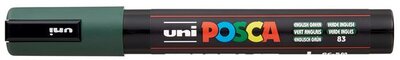 Dekormarker, 1,8-2,5 mm, UNI "Posca PC-5M", angolzöld