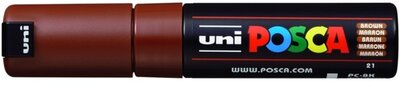 Uni POSCA PC-8K barna marker