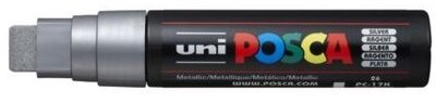 Uni POSCA PC-17K ezüst marker