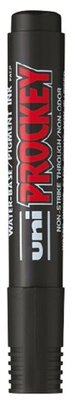 Uni PM-126 Prockey vágott hegyű fekete flipchart marker