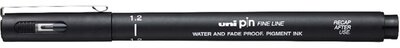 Uni PIN 1,2 mm fekete rajzmarker