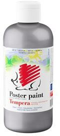Tempera, 500 ml, ICO "Süni", ezüst