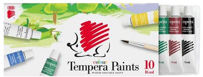 Tempera készlet, 10 darabos, ICO "Süni", (10 db)