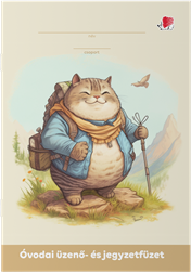 ICO Süni Cat A5 32 lap óvodai üzenő és jegyzetfüzet
