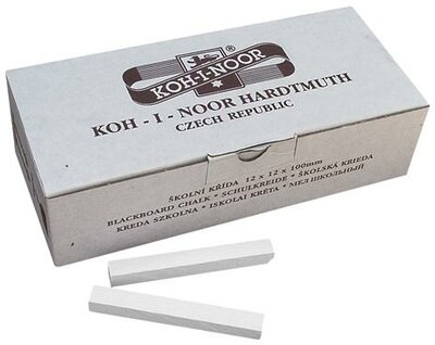 Táblakréta, szögletes, KOH-I-NOOR, fehér, (100 db)