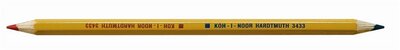 Postairón, hatszögletű, KOH-I-NOOR "3433", piros-kék, (12 db)