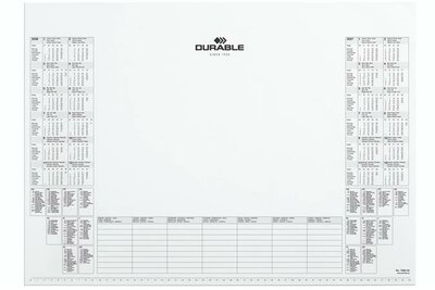 Könyökalátét tömb, 570x410 mm, éves naptárral, DURABLE