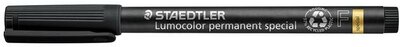 Alkoholos marker, 0,6 mm, STAEDTLER "Lumocolor® special 319 F", fekete