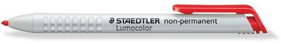 Jelölőkréta adagoló, mindenre író, lemosható (omnichrom), STAEDTLER "Lumocolor 768", piros