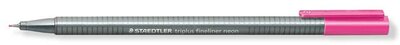 Tűfilc, 0,3 mm, STAEDTLER "Triplus 334", neon rózsaszín