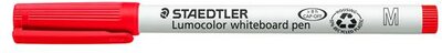 Táblamarker, 1 mm, M, kúpos, STAEDTLER "Lumocolor 301", piros