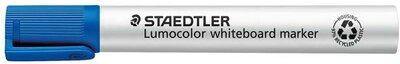 Táblamarker, 2-5 mm, vágott, STAEDTLER "Lumocolor® 351 B", kék