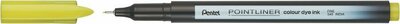 Tűfilc, 0,4 mm, PENTEL "Pointliner", limezöld