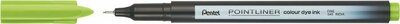 Tűfilc, 0,4 mm, PENTEL "Pointliner", almazöld