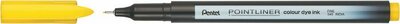 Tűfilc, 0,4 mm, PENTEL "Pointliner", citromsárga