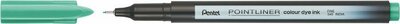 Tűfilc, 0,4 mm, PENTEL "Pointliner", tengerzöld