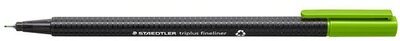 Tűfilc, 0,3 mm, STAEDTLER "Triplus 334", világoszöld