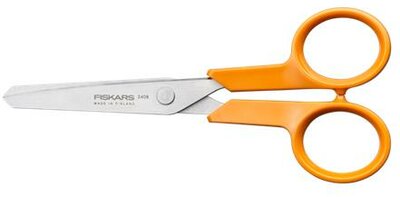 Olló, barkács, 13 cm, FISKARS "Classic", narancssárga