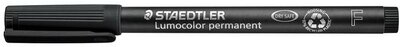Alkoholos marker, OHP, 0,6 mm, STAEDTLER "Lumocolor® 318 F", fekete