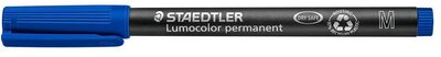 Alkoholos marker, OHP, 1 mm, STAEDTLER "Lumocolor® 317 M", kék