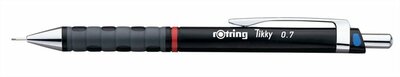 Nyomósirón, 0,7 mm, ROTRING "Tikky T", fekete