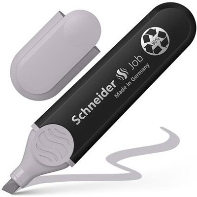 Szövegkiemelő, 1-5 mm, SCHNEIDER "Job Pastel", szürke
