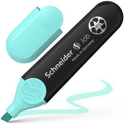 Szövegkiemelő, 1-5 mm, SCHNEIDER "Job Pastel", türkizkék