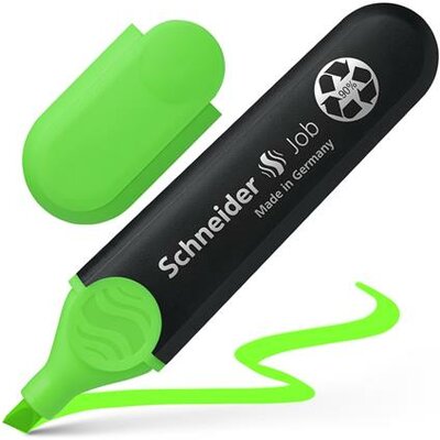 Szövegkiemelő, 1-5 mm, SCHNEIDER "Job 150", zöld